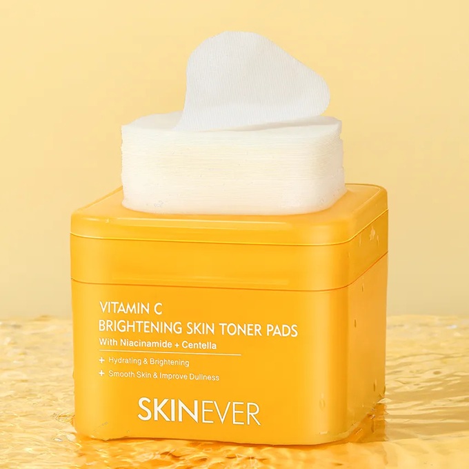 Skinever Vitamin C Brightening Skin  Toner Pads - 130ml