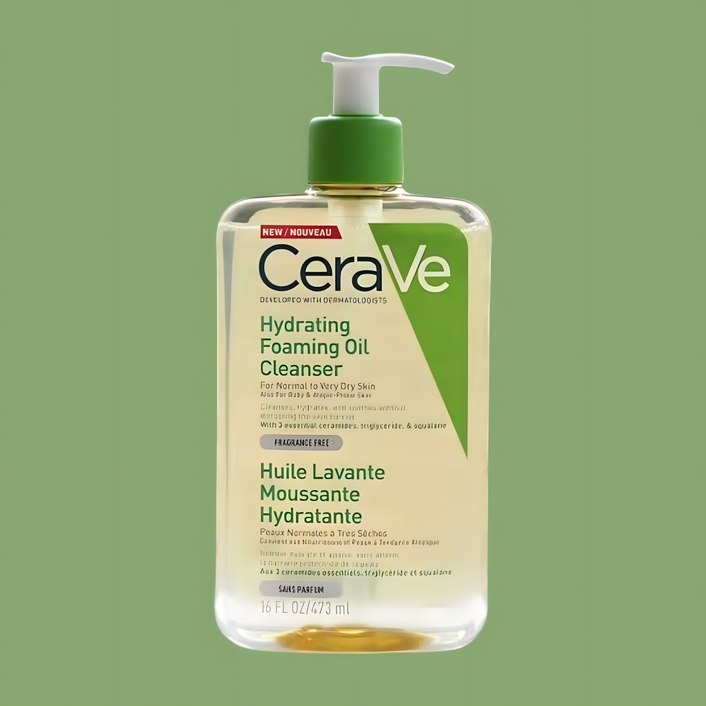Cerave H. Foaming Oil Cleanser US 473ml [سيرافي – منظف رغوي زيتي ‎(473 مل – الولايات المتحدة)]