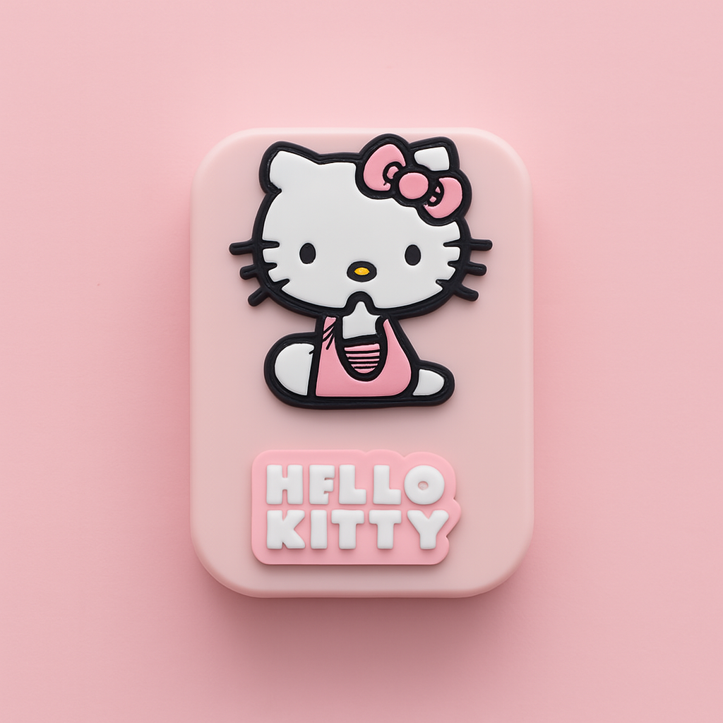 An Adorable Cartoon Cat-Shaped Contact Lens Storage Box and Eyeglass Companion Case