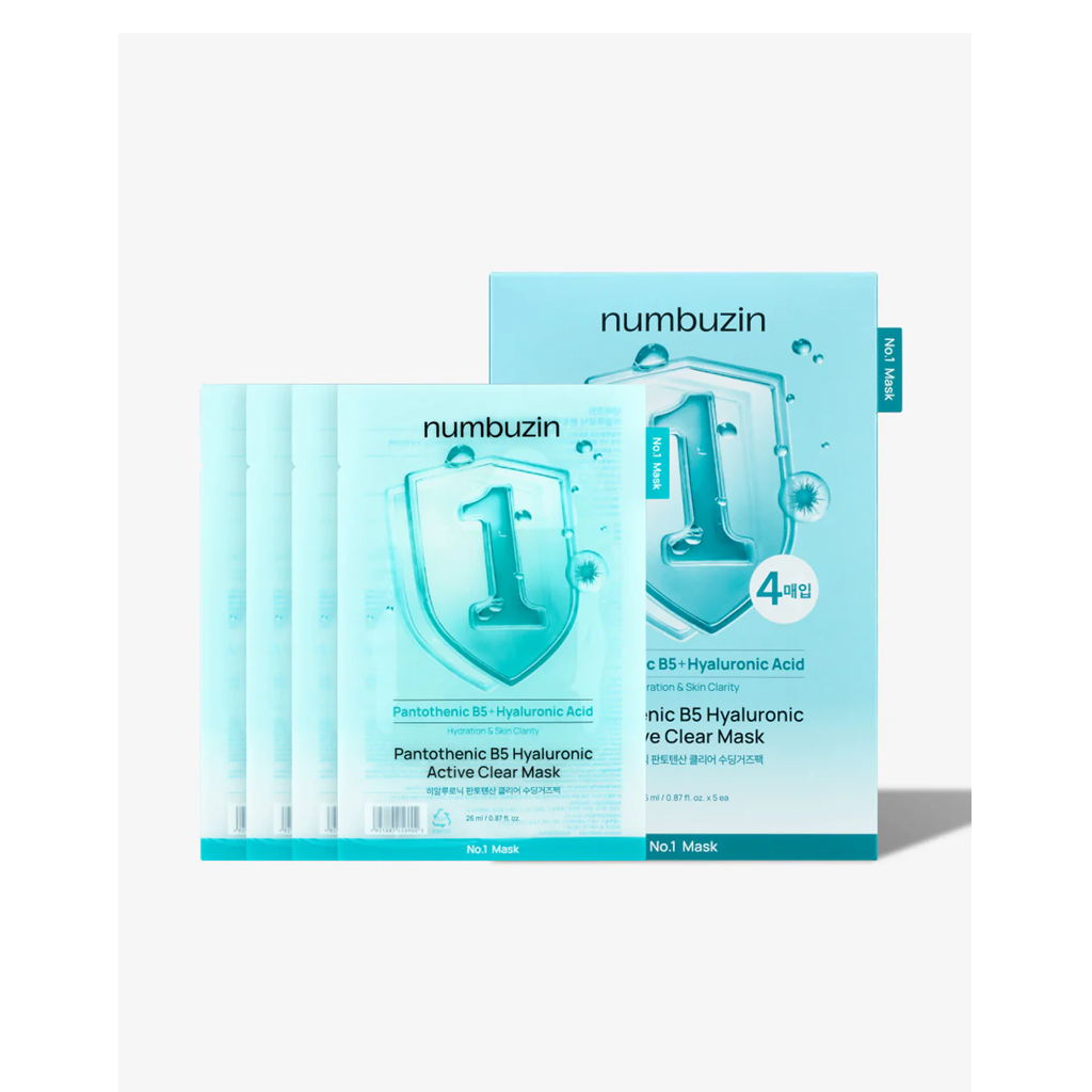 Numbuzin No.1 Pantothenic B5 Hyaluronic Active Clear Mask (26mlx1Pc)
