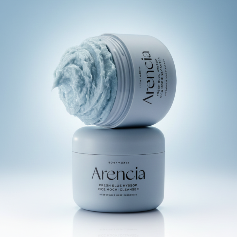 Arencia Blue Hyssop & Rice Mochi Cleanser – 120g