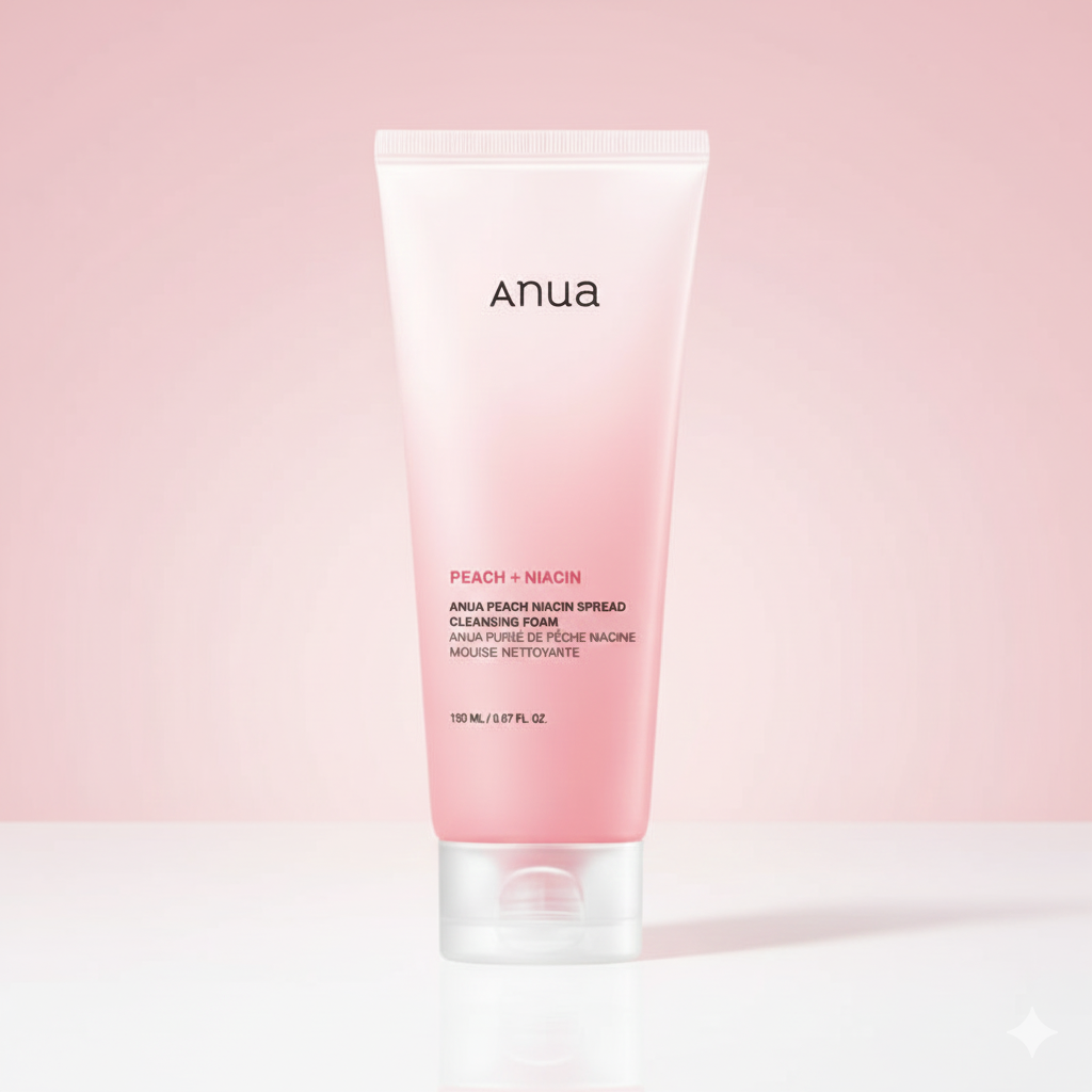 Anua Renew Peach Niacin Spread Cleansing Foam – 150ml