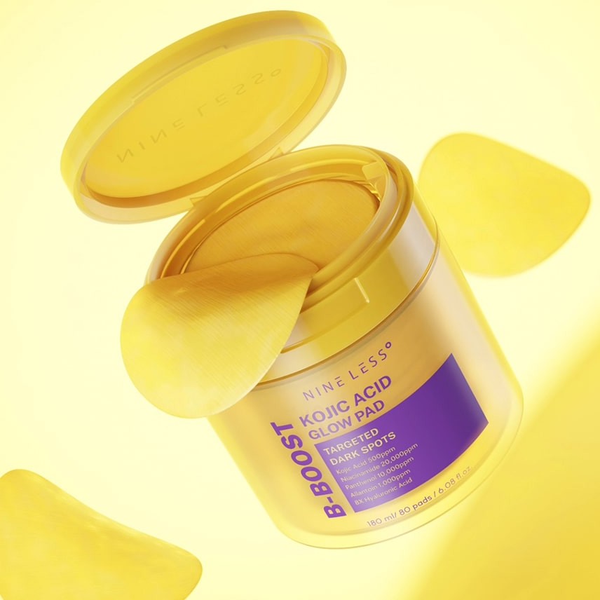 NINE LESS B-Boost Kojic Acid Glow Toner Pad (80 pads)