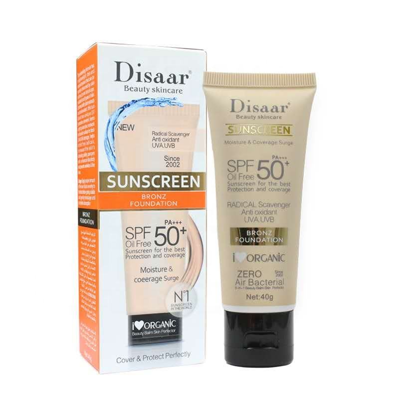 ديسار كريم أساس برونزي للوجه مع واقي شمس SPF 50+