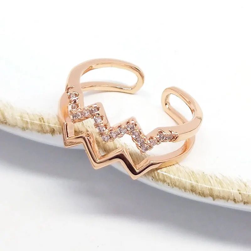 Double Wave Ring