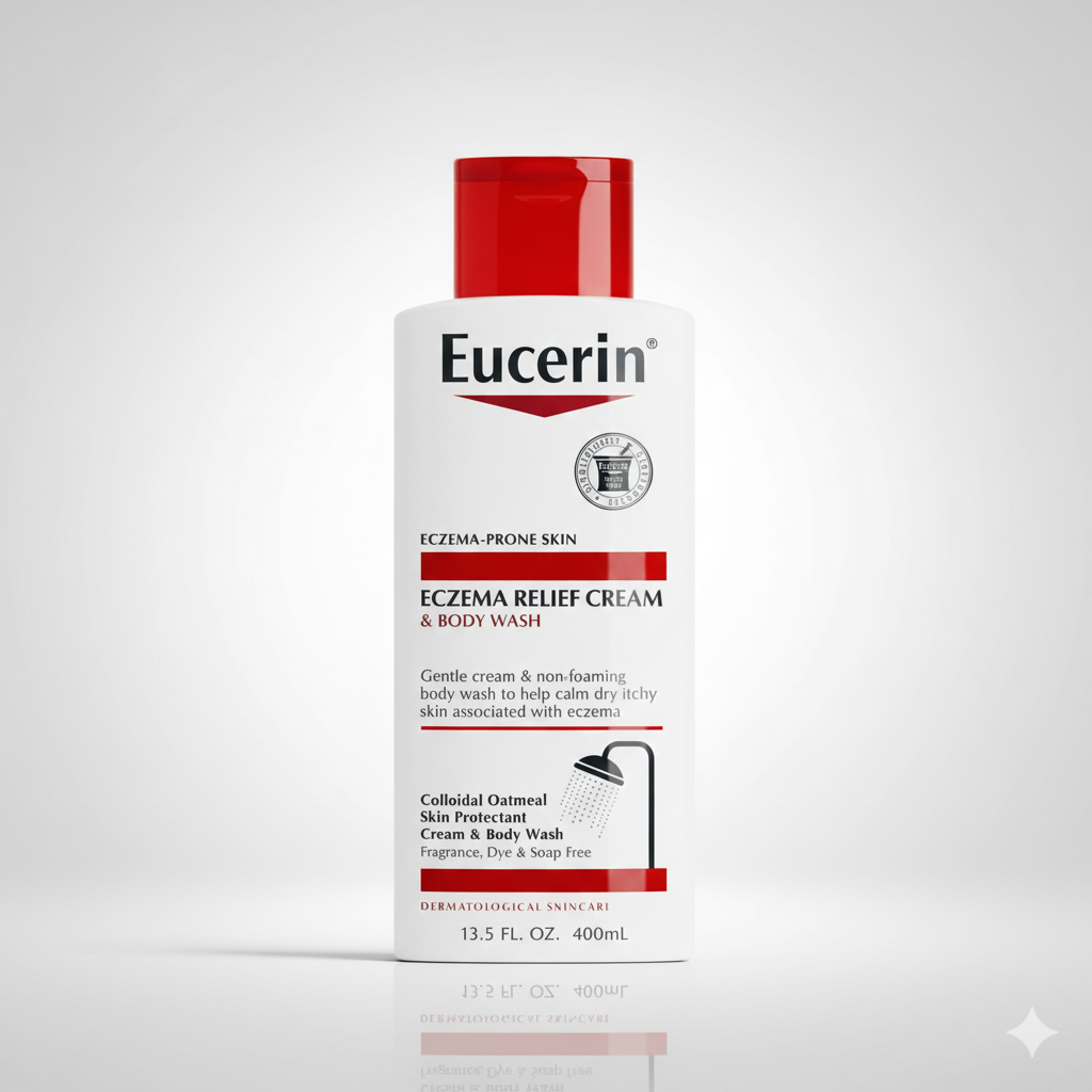 Eucerin Eczema Relief Cream Body Wash 400ml