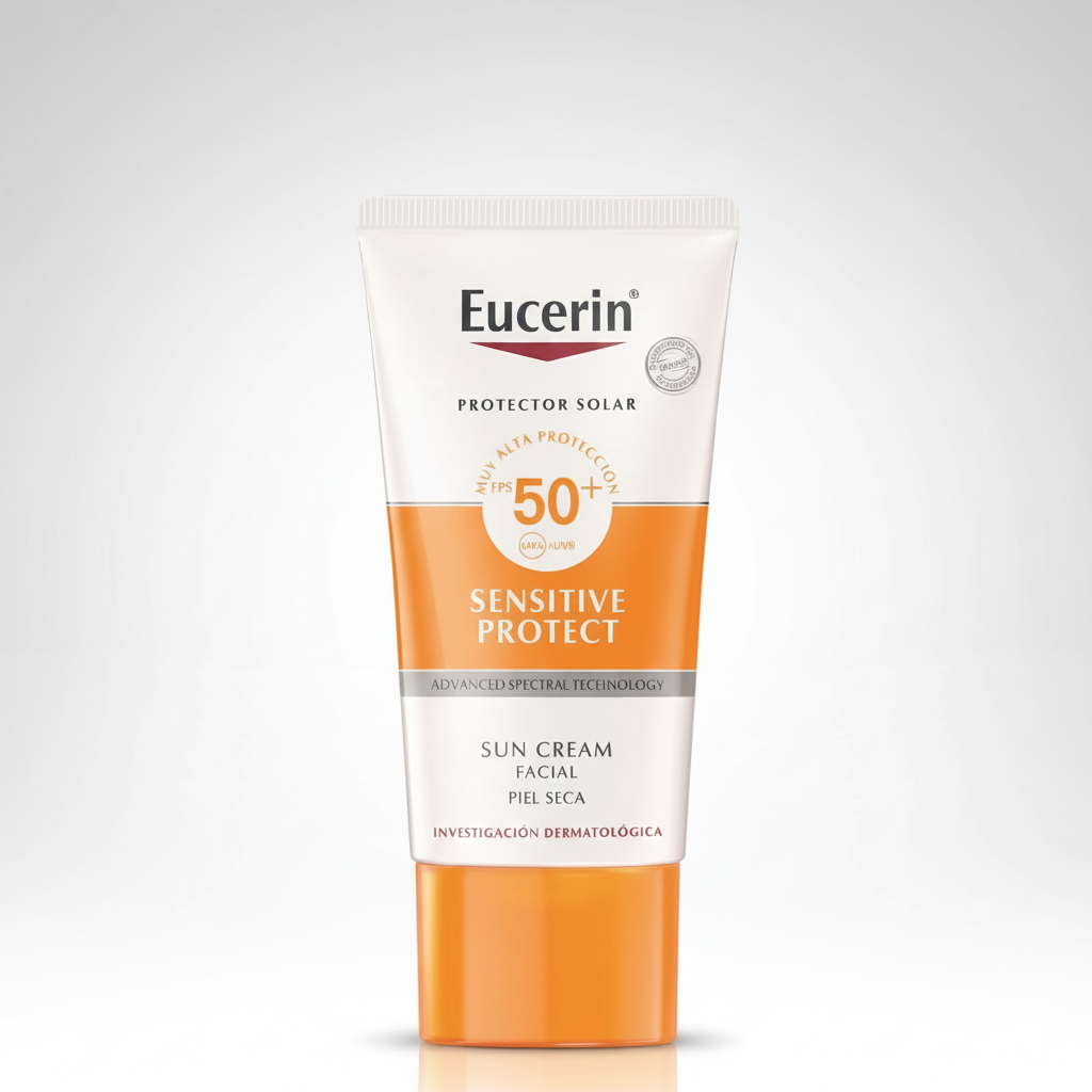 Eucerin 50+ Sensitive Protect Piel Sensible Suncream - 50mL