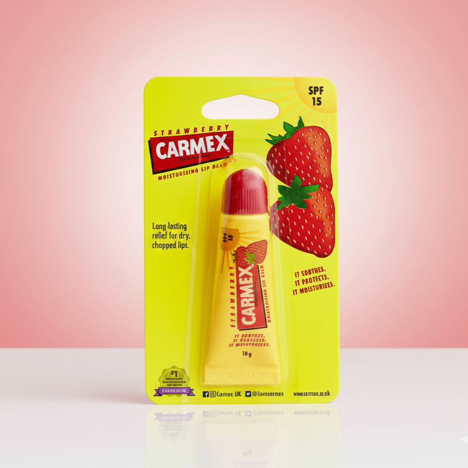 Carmex Strawberry Lip Balm - 1 IN 1 Tube