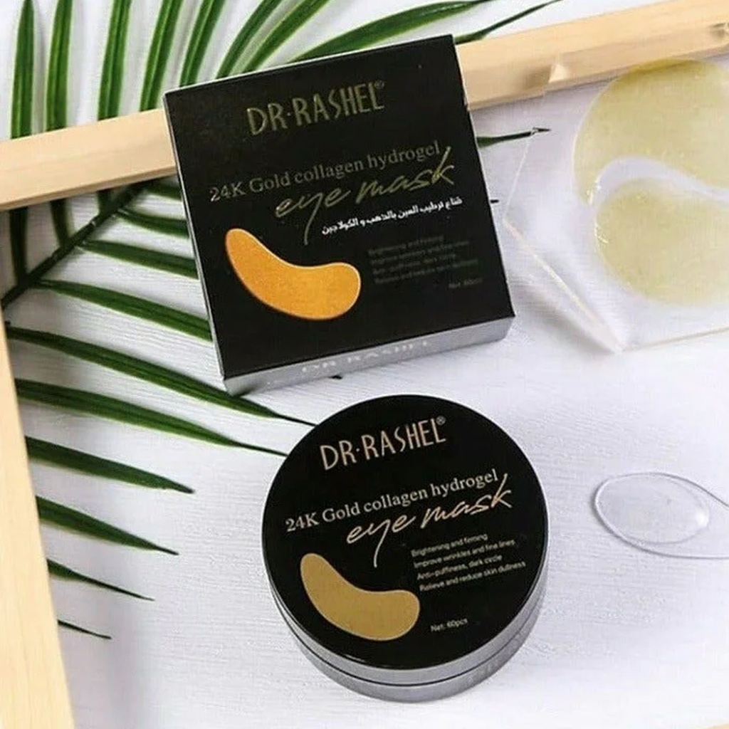 Dr.Rashel 24k Gold Collagen Hydrogel Eye Mask - 60Pcs